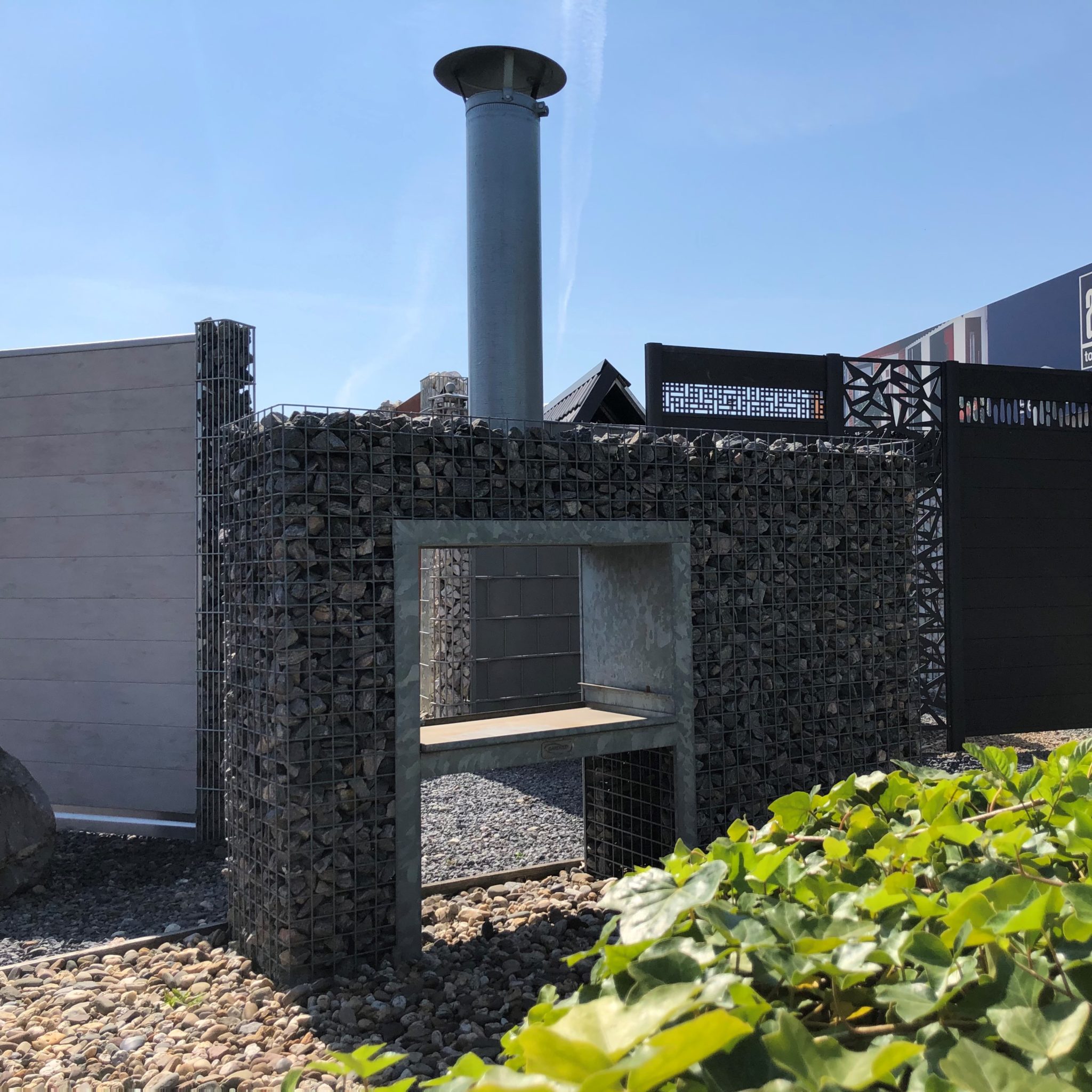 Gabionengrill/Kamin – Gabionen-Center-Niederrhein